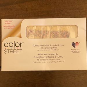 Colorstreet glittery nail strips